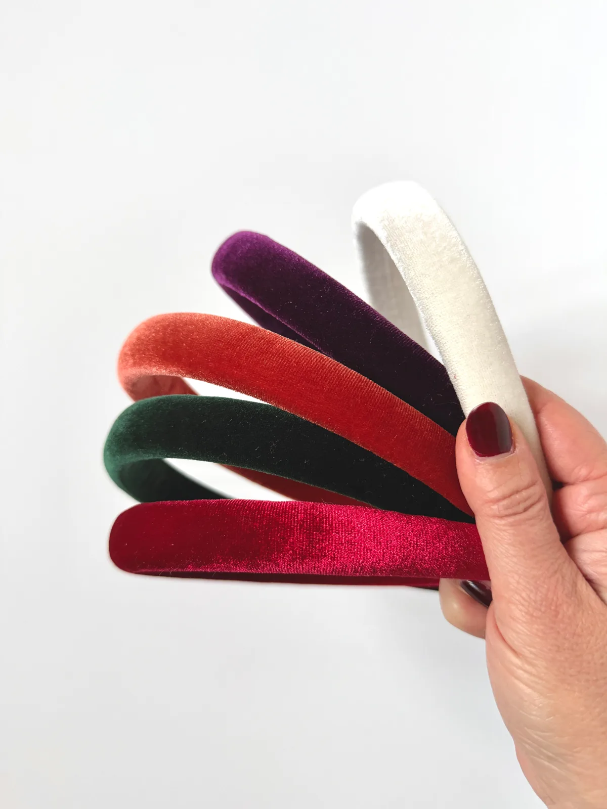 The Caroline Velour Padded Headband