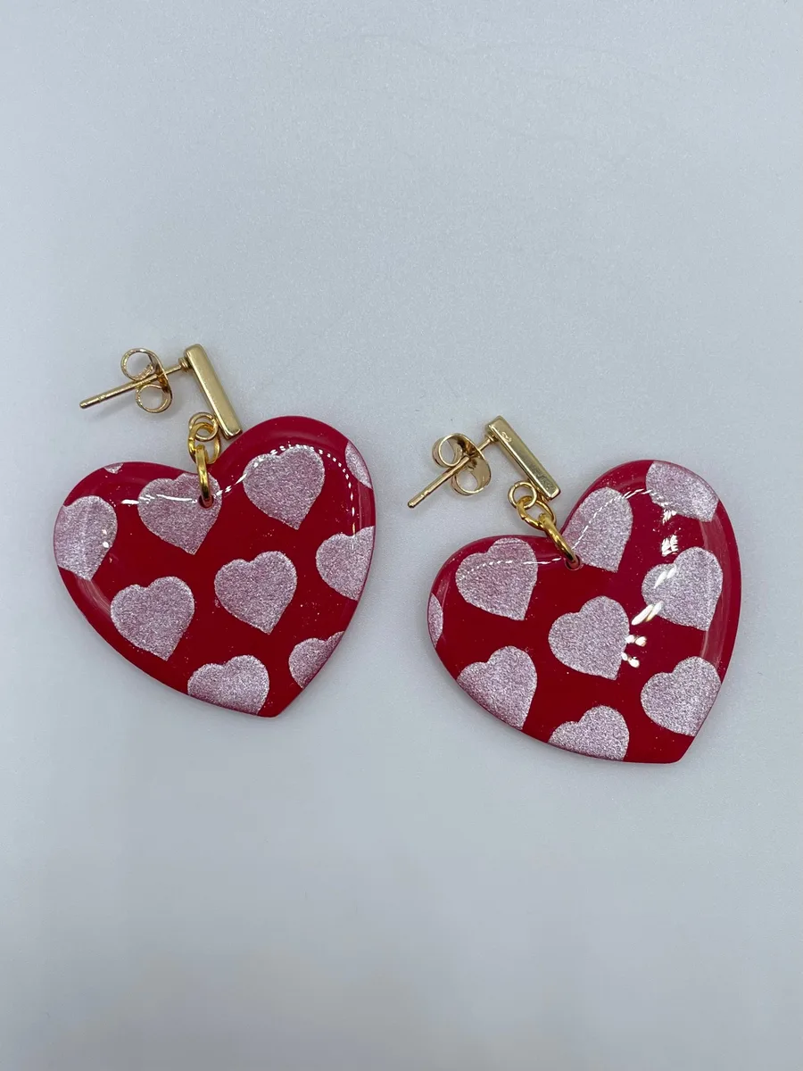 Glitter Heart Hearts