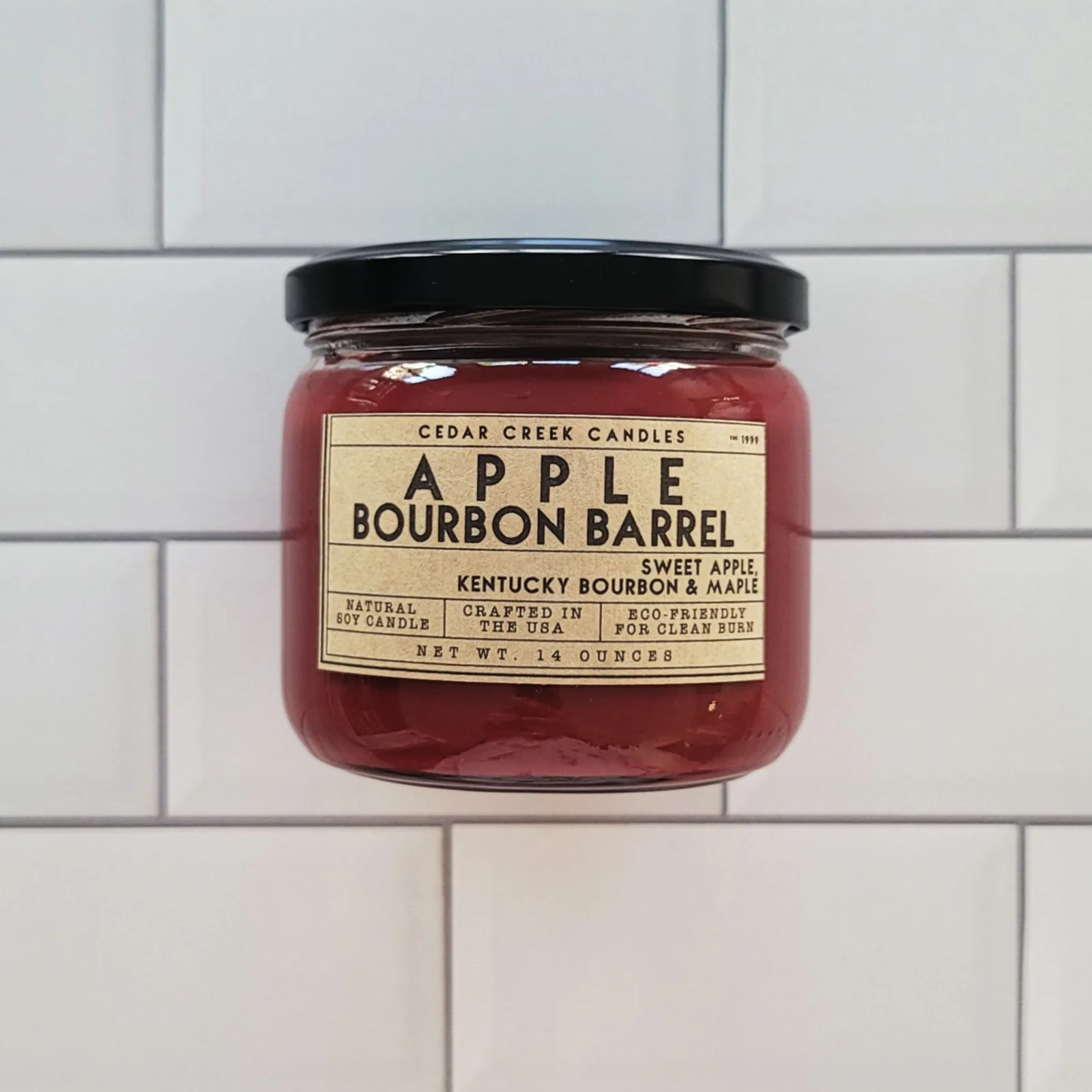 Apple Bourbon Barrel soy candle