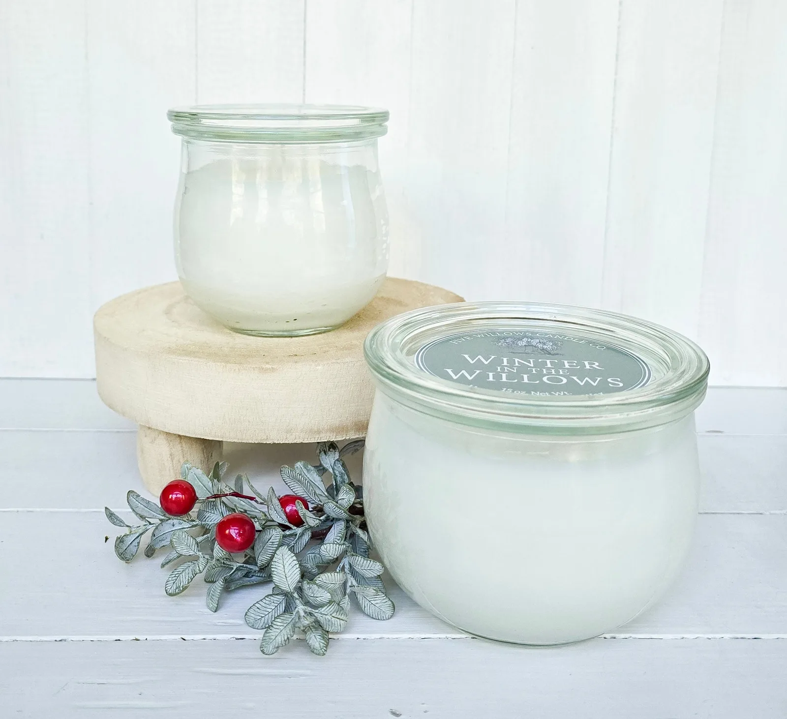 Catching Snowflakes European preserve jar