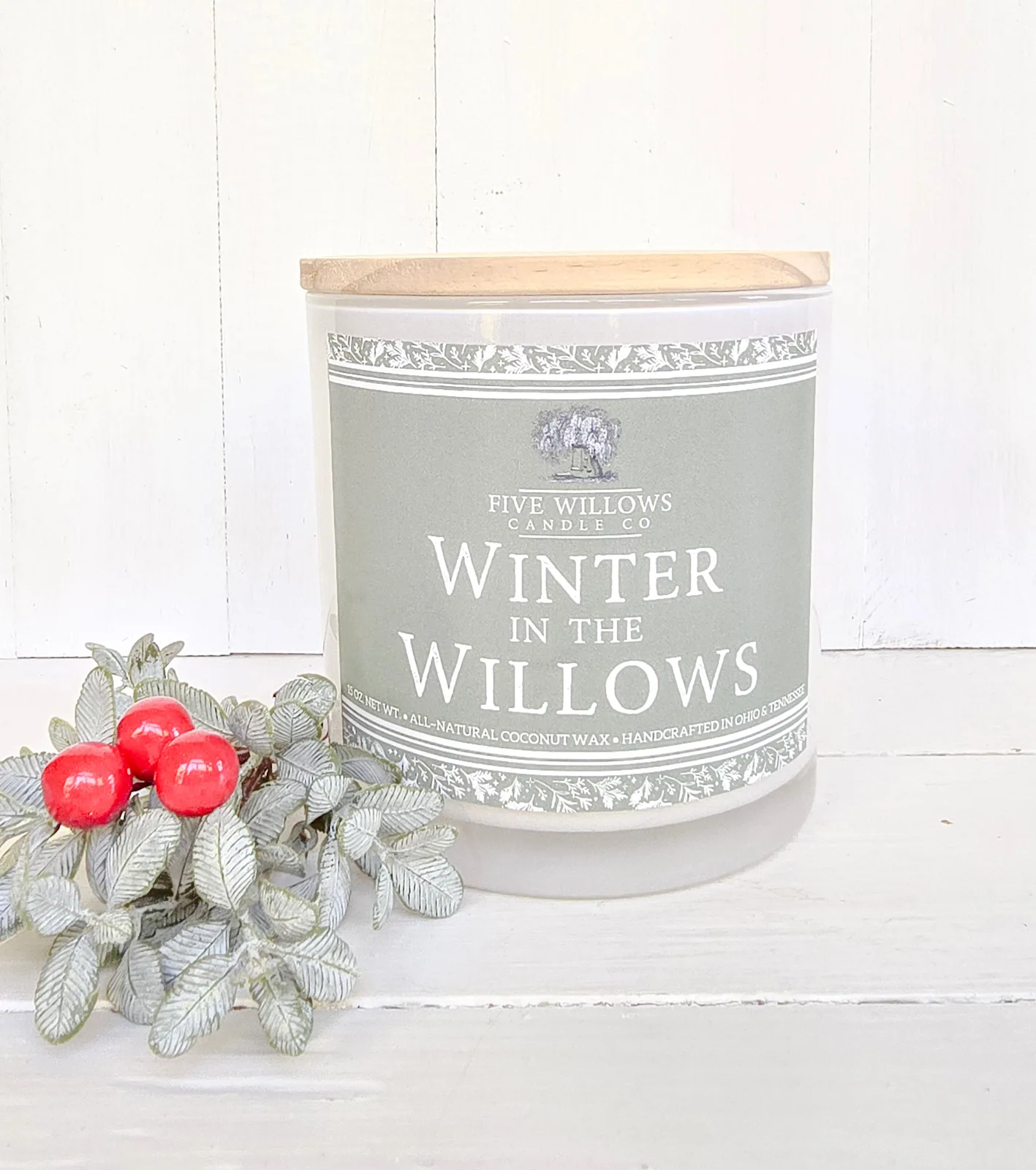Winter in the Willows signature tumbler