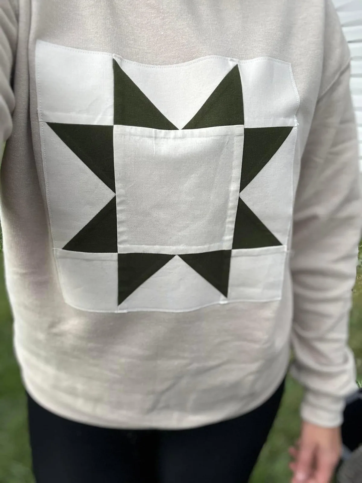 Quilt Block Crewneck