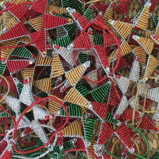 Shining Stars beaded ornaments