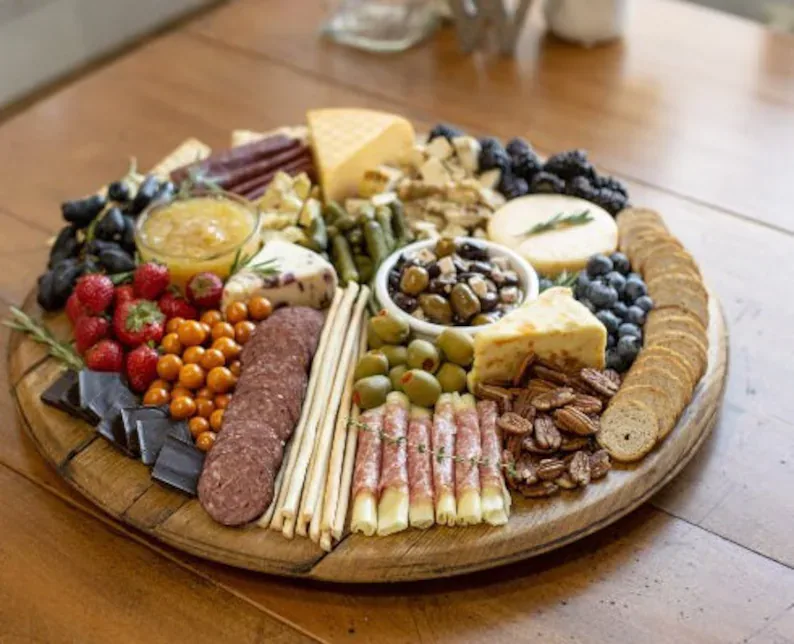 Whiskey Barrel Lazy Susan