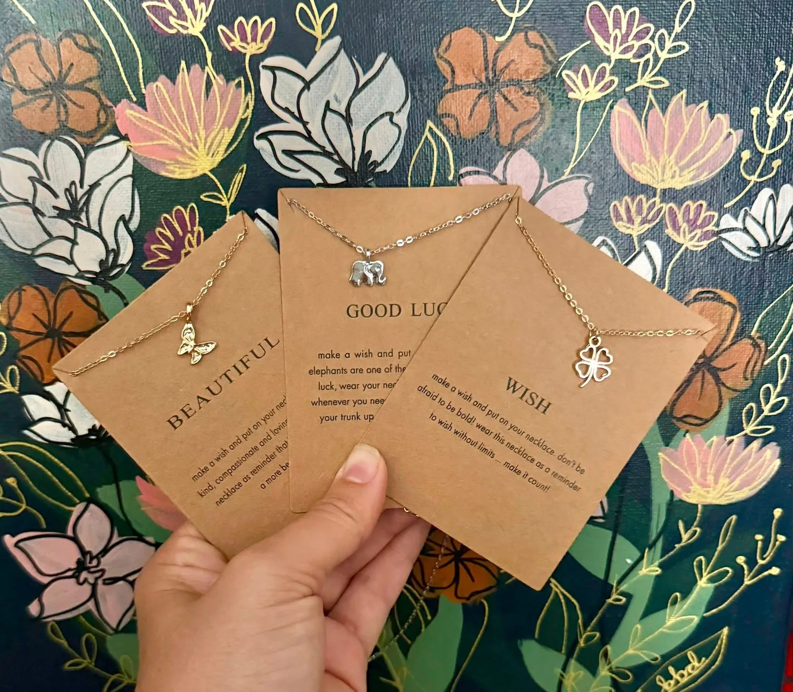 Inspirational charm necklaces