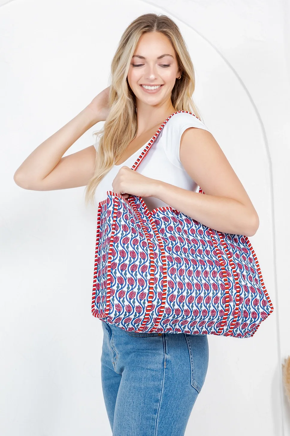 Indigo Vine Tote