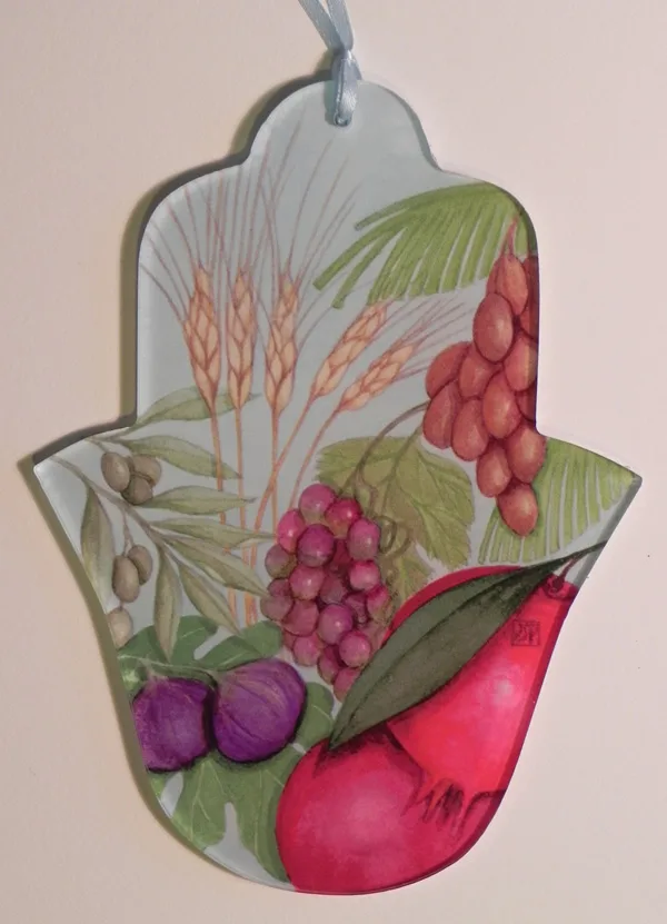 Seven Species hamsa