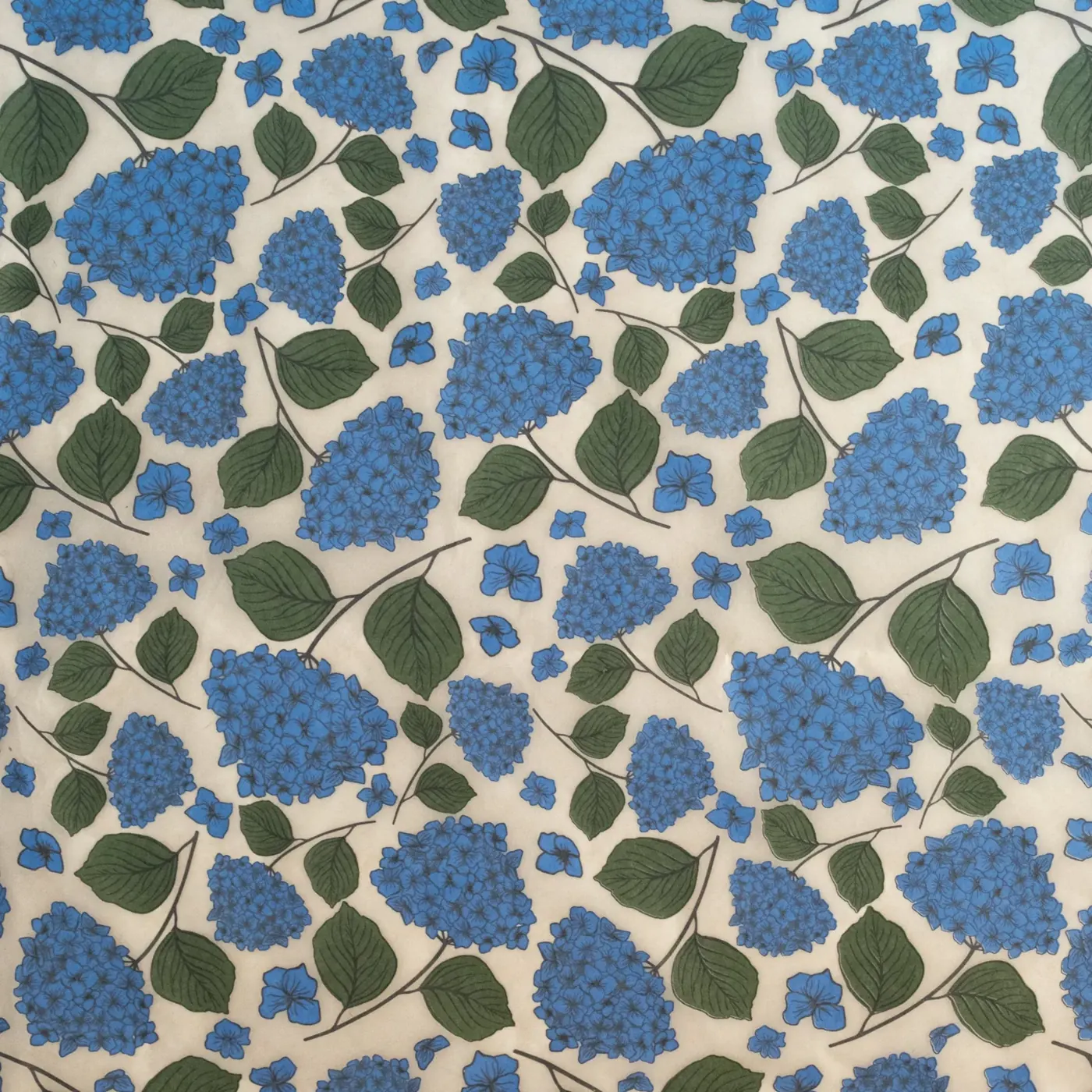 Hydrangea Underglaze Transfer