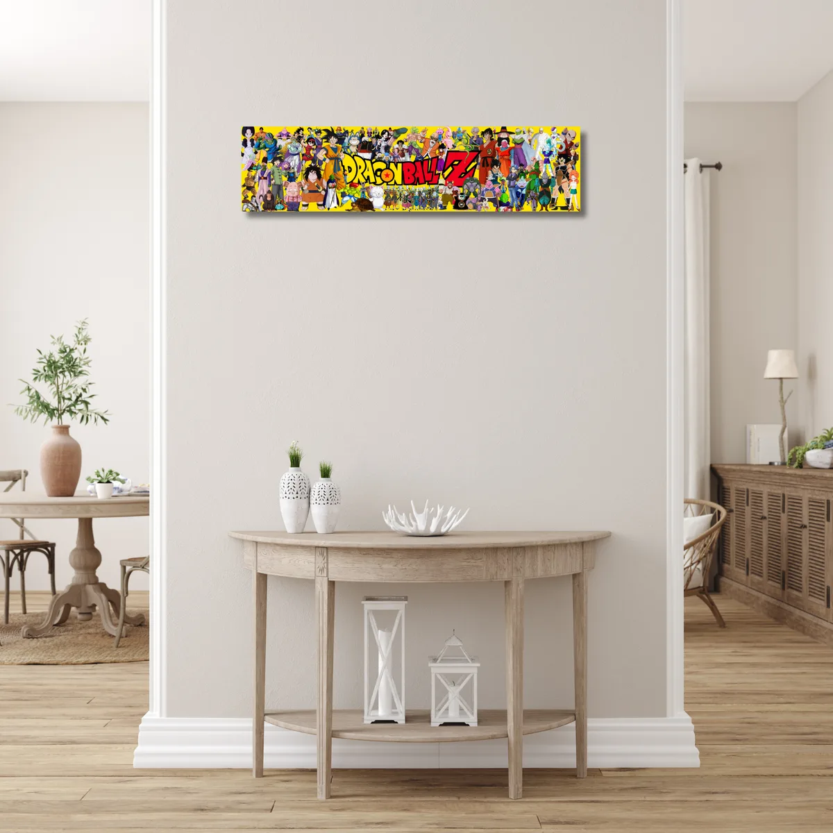 Dragon Ball Z character collage ceramic wall tile