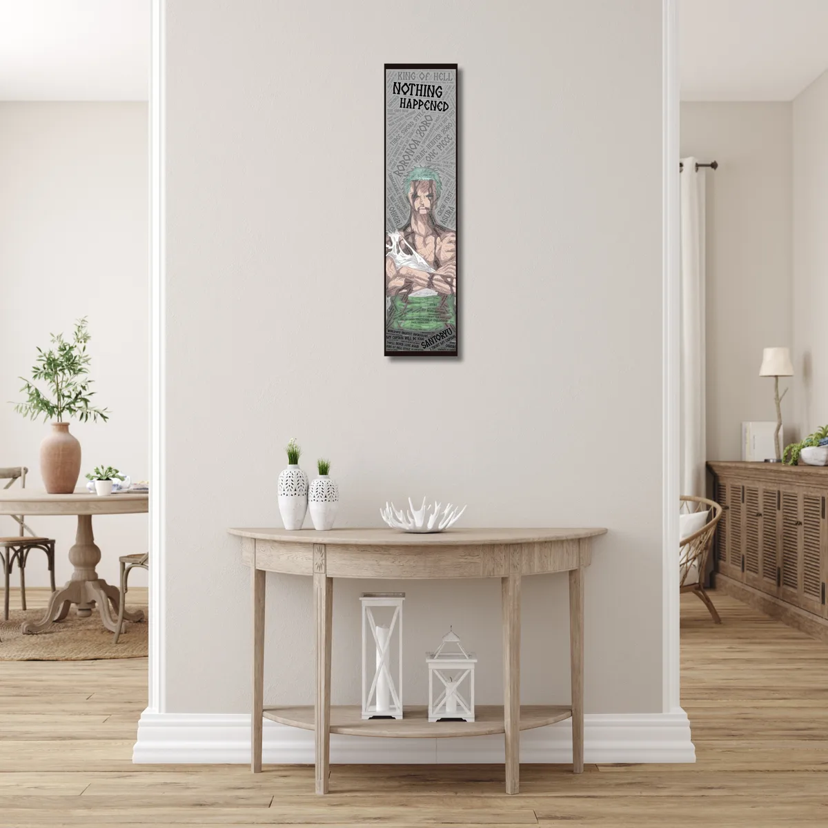 Roronoa Zoro "King of Hell" ceramic wall tile