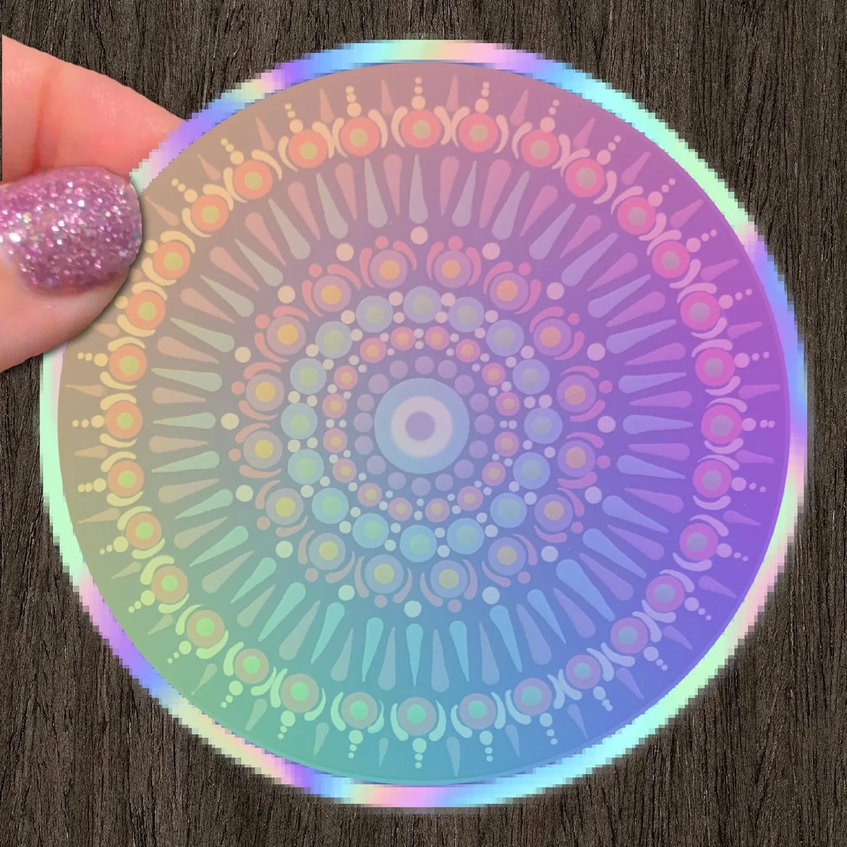 Ocean Breeze mandala sticker