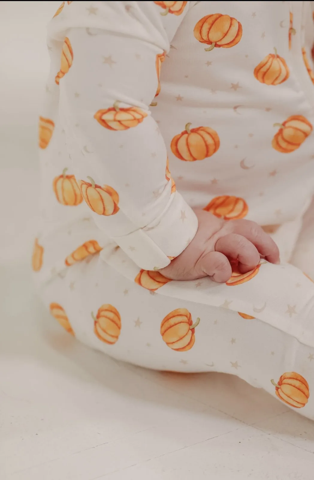 Pumpkin Patch Dreams bamboo sleeper