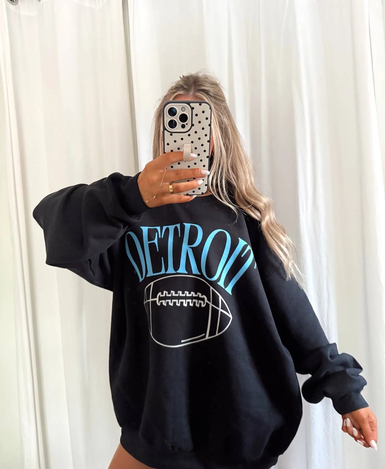 Customizable Football Game Day Graphic Crewneck